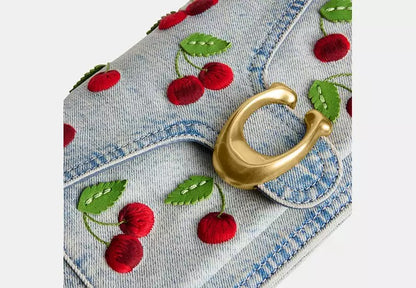 Coach Shoulder Bag Cherry